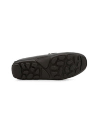 Salvatore Ferragamo Salamanca Moccasins in Black Color 4