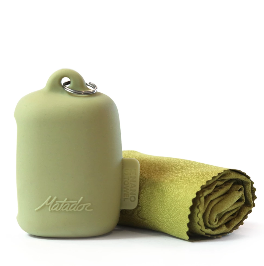 Matador NanoDry Trek Towel (Small) in Moss Color