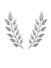 Silver Leaf Brooch