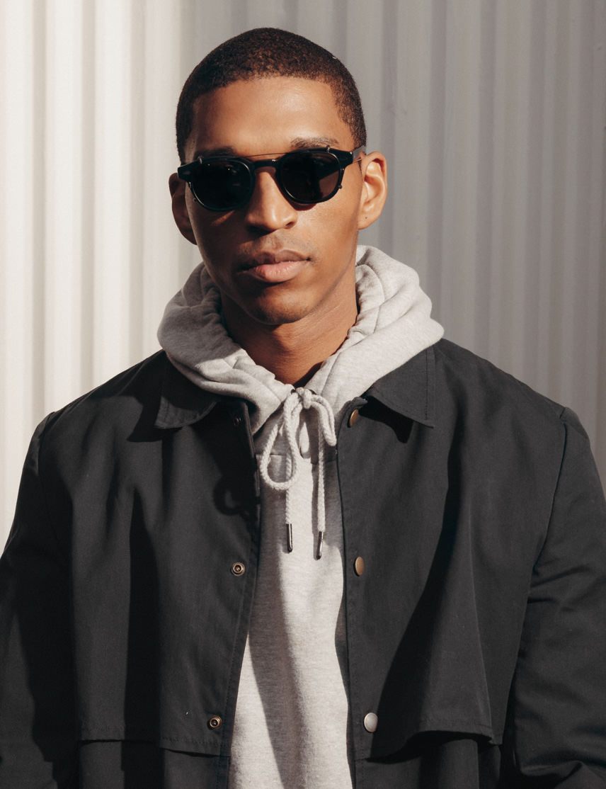 Moscot Cliptosh in Matte Black Color