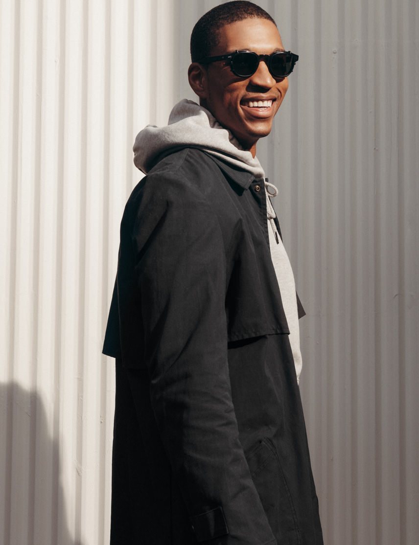 Moscot Cliptosh in Matte Black Color