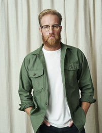 Moscot Lentosh-MAC Optical Glasses in Matte Black/Matte Gold Color