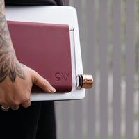 memobottle™ A5 Silicone Sleeve in Wild Plum Color 4