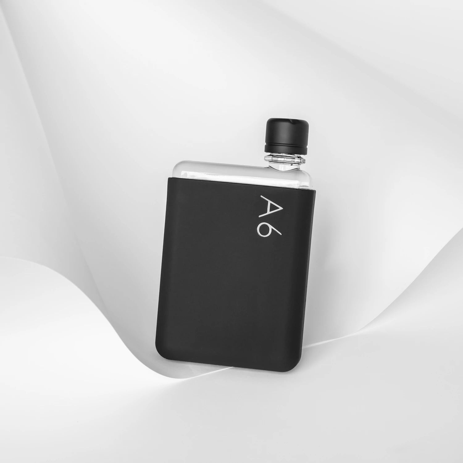 memobottle™ A6 Silicone Sleeve in Black Ink Color 3