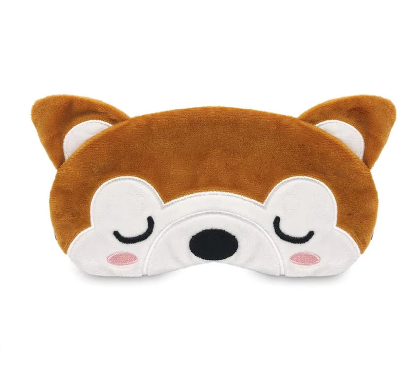Travelmall Kids Light-Block Sleep Mask Shiba Inu Edition