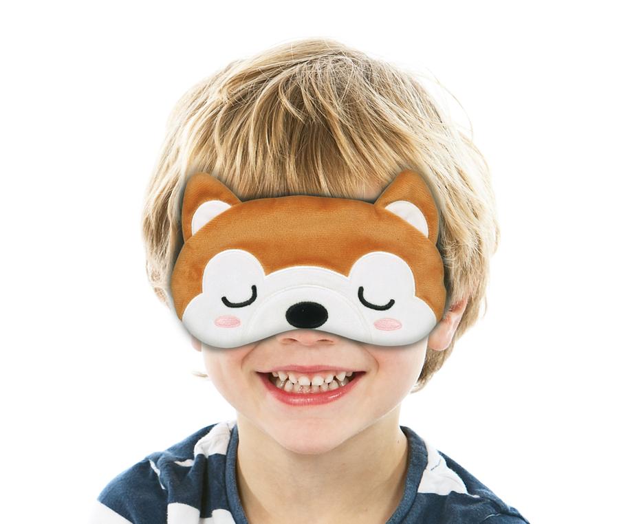 Travelmall Kids Light-Block Sleep Mask Shiba Inu Edition