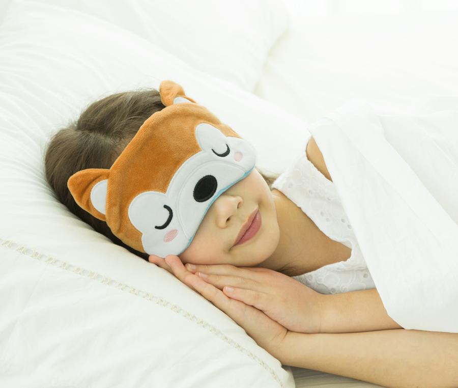 Travelmall Kids Light-Block Sleep Mask Shiba Inu Edition
