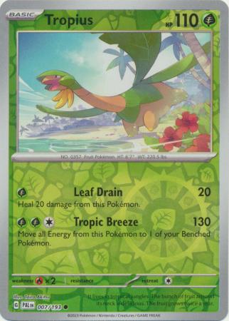 [Collector Troves] Pokemon Scarlet & Violet Paldea Evolved Tropius Card