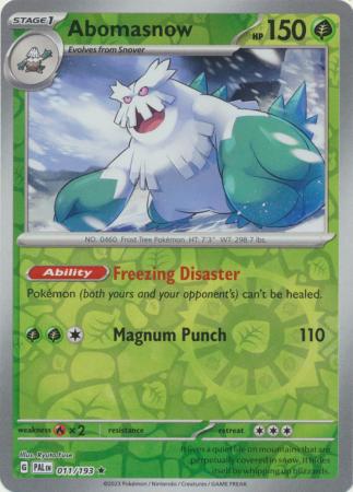 [Collector Troves] Pokemon Scarlet & Violet Paldea Evolved Abomasnow Card