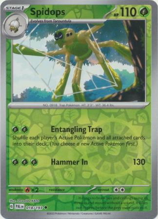 Pokemon Scarlet & Violet Paldea Evolved Spidops Card 2