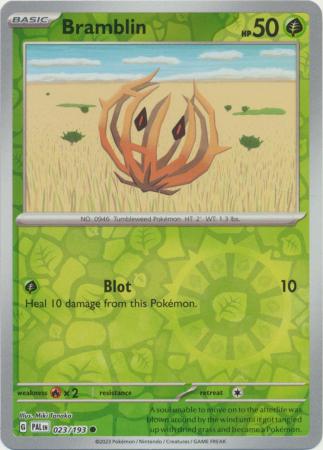 [Collector Troves] Pokemon Scarlet & Violet Paldea Evolved Bramblin Card