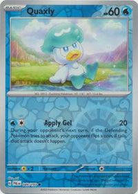 Pokemon Scarlet & Violet Paldea Evolved Quaxly Reverse Holo Card