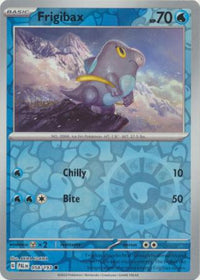 Pokemon Scarlet & Violet Paldea Evolved Frigibax Card Reverse