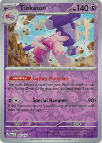 1781241Pokemon Scarlet & Violet Paldea Evolved Tinkaton Card Reverse Holo