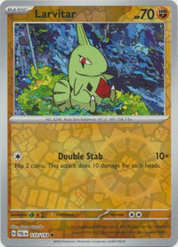 Pokemon Scarlet & Violet Paldea Evolved Larvitar Card Reverse Holo