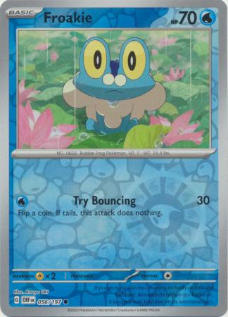 [Collector Troves] Pokemon Scarlet & Violet Obsidian Flames Froakie Card