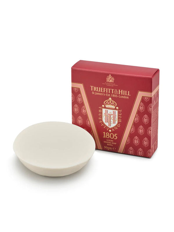 Truefitt & Hill 1805 Luxury Shaving Soap Refill for Wooden Bowl