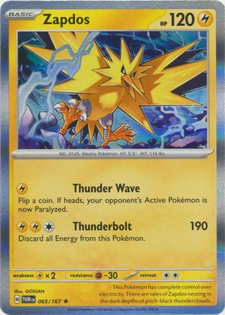 [Collector Troves] Pokemon Scarlet & Violet Twilight Masquerade Zapdos Card