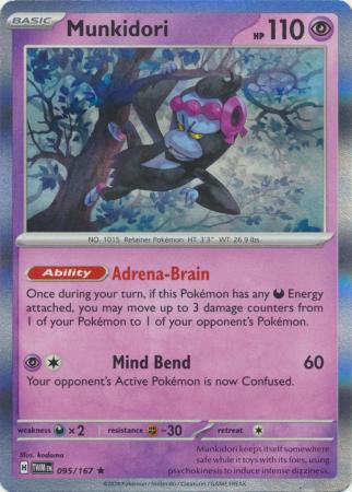 [Collector Troves] Pokemon Scarlet & Violet Twilight Masquerade Munkidori Card