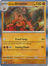 [Collector Troves] Pokemon Scarlet & Violet Twilight Masquerade Hisuian Arcanine Card