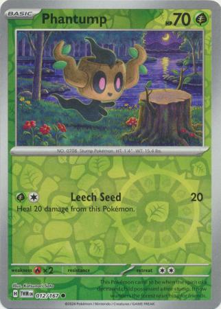 [Collector Troves] Pokemon Scarlet & Violet Twilight Masquerade Phantump Card
