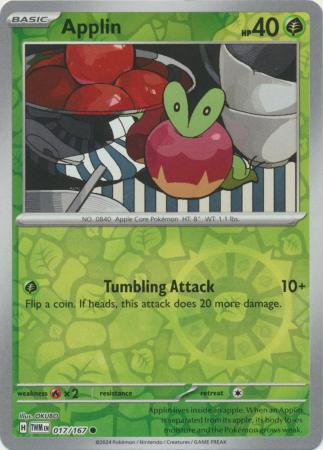 [Collector Troves] Pokemon Scarlet & Violet Twilight Masquerade Applin Card