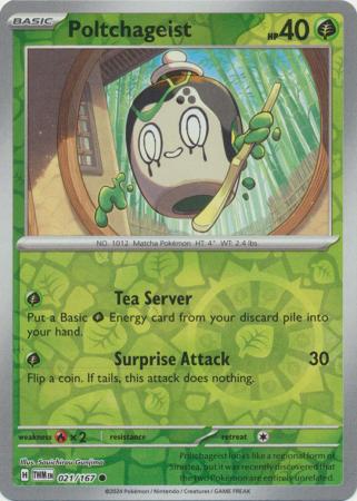 [Collector Troves] Pokemon Scarlet & Violet Twilight Masquerade Poltchageist Card (#021)
