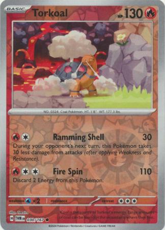 [Collector Troves] Pokemon Scarlet & Violet Twilight Masquerade Torkoal Card