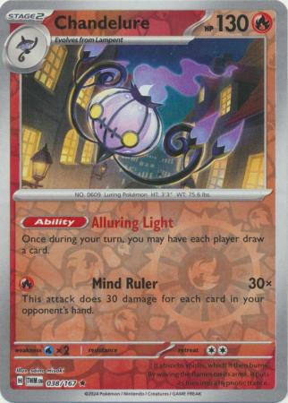 [Collector Troves] Pokemon Scarlet & Violet Twilight Masquerade Chandelure Card