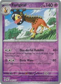 [Collector Troves] Pokemon Scarlet & Violet Twilight Masquerade Farigiraf Card