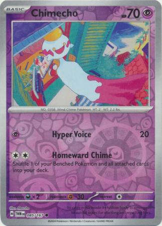 [Collector Troves] Pokemon Scarlet & Violet Twilight Masquerade Chimecho Card