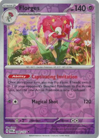 [Collector Troves] Pokemon Scarlet & Violet Twilight Masquerade Florges Card