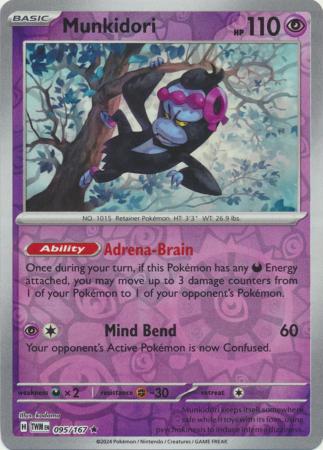 [Collector Troves] Pokemon Scarlet & Violet Twilight Masquerade Munkidori Card