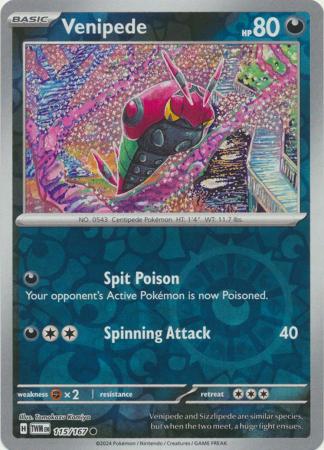 [Collector Troves] Pokemon Scarlet & Violet Twilight Masquerade Venipede Card
