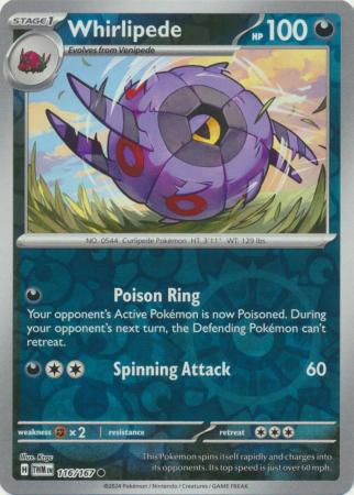 [Collector Troves] Pokemon Scarlet & Violet Twilight Masquerade Whirlipede Card