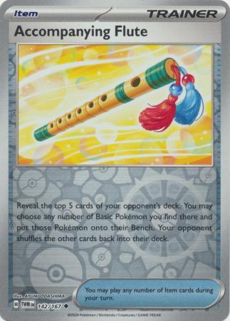 [Collector Troves] Pokemon Scarlet & Violet Twilight Masquerade Trainer Accompanying Flute Card