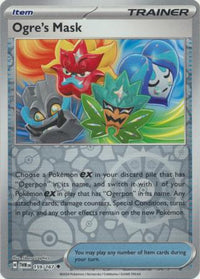 [Collector Troves] Pokemon Scarlet & Violet Twilight Masquerade Trainer Ogre's Mask Card