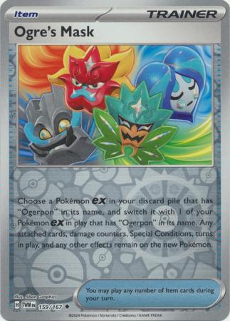 [Collector Troves] Pokemon Scarlet & Violet Twilight Masquerade Trainer Ogre's Mask Card