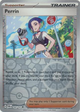 [Collector Troves] Pokemon Scarlet & Violet Twilight Masquerade Trainer Perrin Card