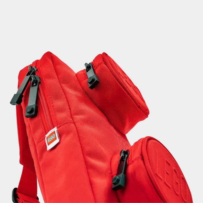 LEGO Brick 1x2 Sling Bag in Bright Red Color 5
