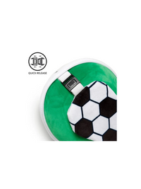 Travelmall 3D Football Shaped Travel Pillow & with Eye Mask Set
