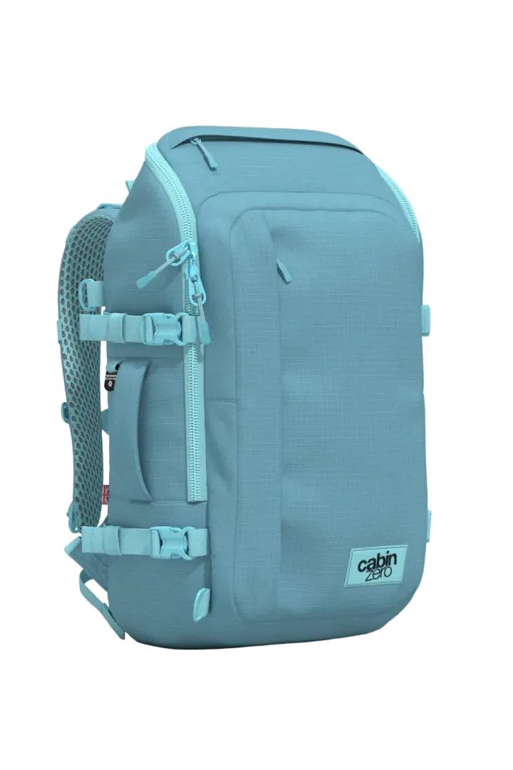 Cabinzero ADV Backpack 32L in Maldives Blue Color