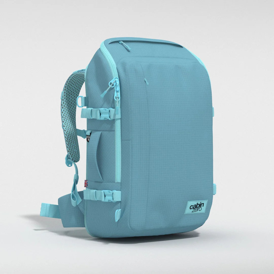 Cabinzero ADV Backpack 42L in Maldives Blue Color