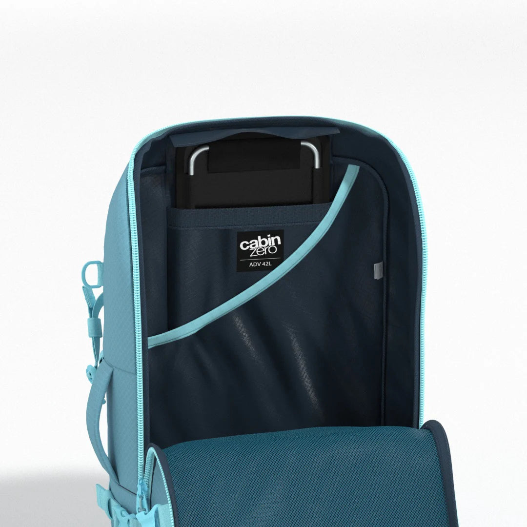 Cabinzero ADV Backpack 42L in Maldives Blue Color