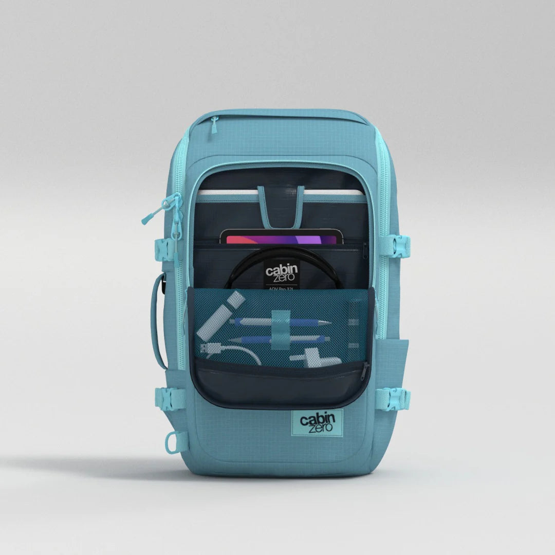 Cabinzero ADV PRO Backpack 32L in Maldives Blue Color