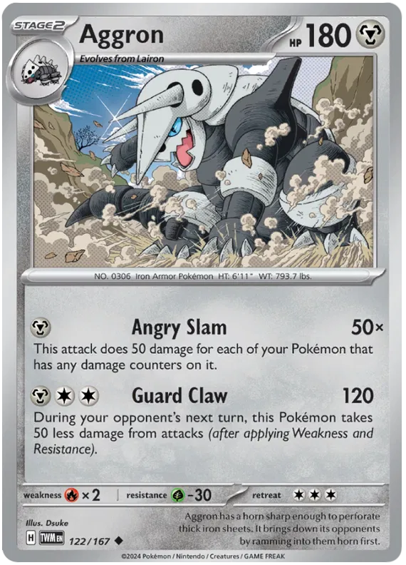 [Collector Troves] Pokemon Scarlet & Violet Twilight Masquerade Aggron Card