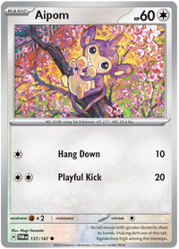 [Collector Troves] Pokemon Scarlet & Violet Twilight Masquerade Aipom Card
