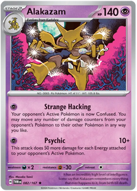 [Collector Troves] Pokemon Scarlet & Violet Twilight Masquerade Alakazam Card