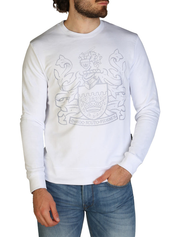 Aquascutum White Logo Sweater