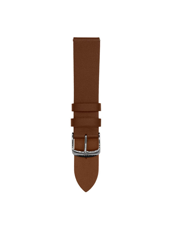 ARIES GOLD BABY BROWN AG-L0042-22 LEATHER STRAP